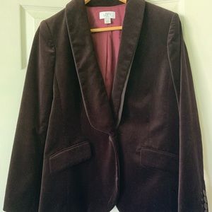 A velvet jacket